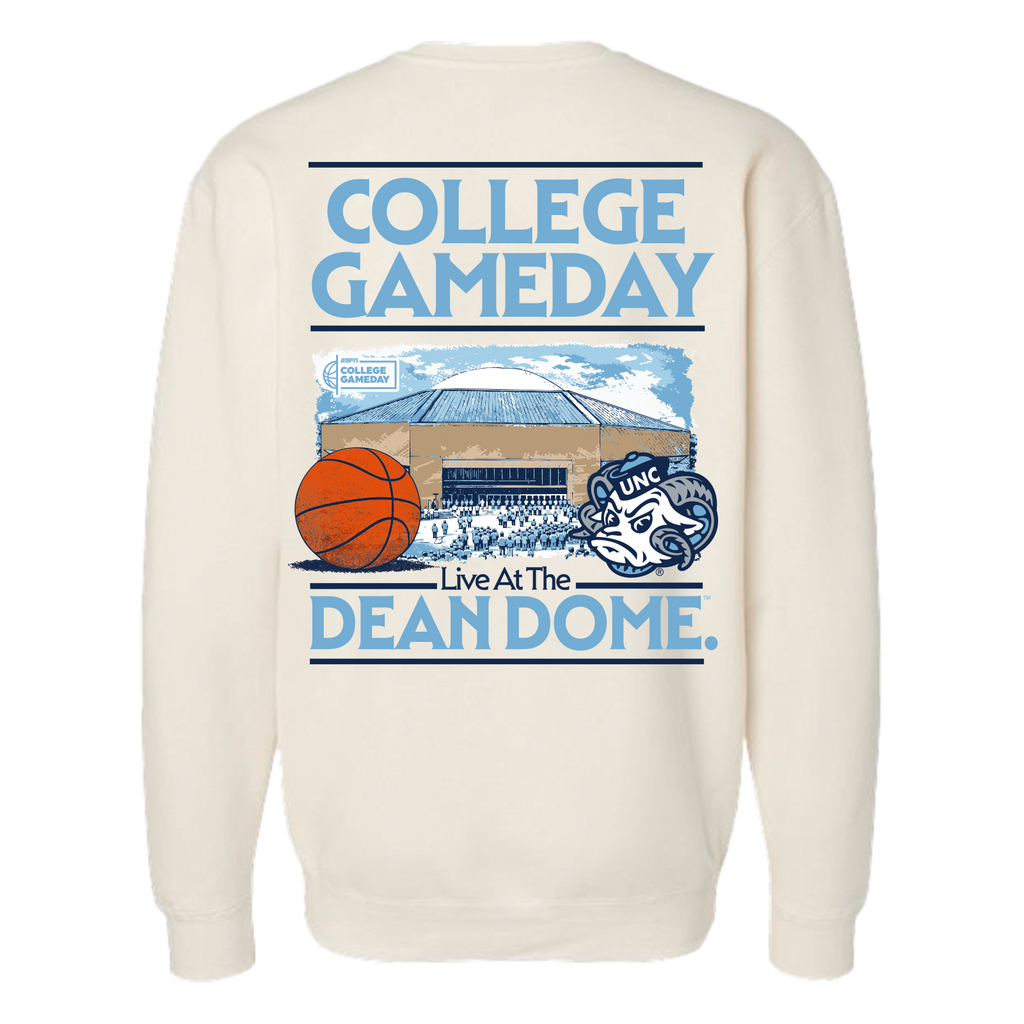 College GameDay UNC Dean Dome Crewneck