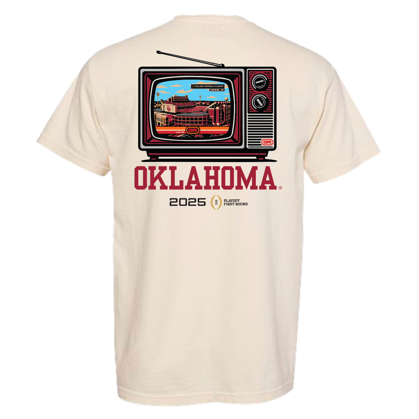 CFP '25|'26 Oklahoma TV Stadium Tee