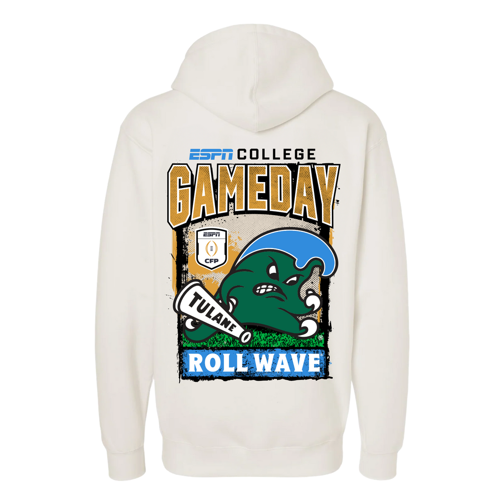 CFP '25|'26 Gameday Tulane Mascot Hoodie