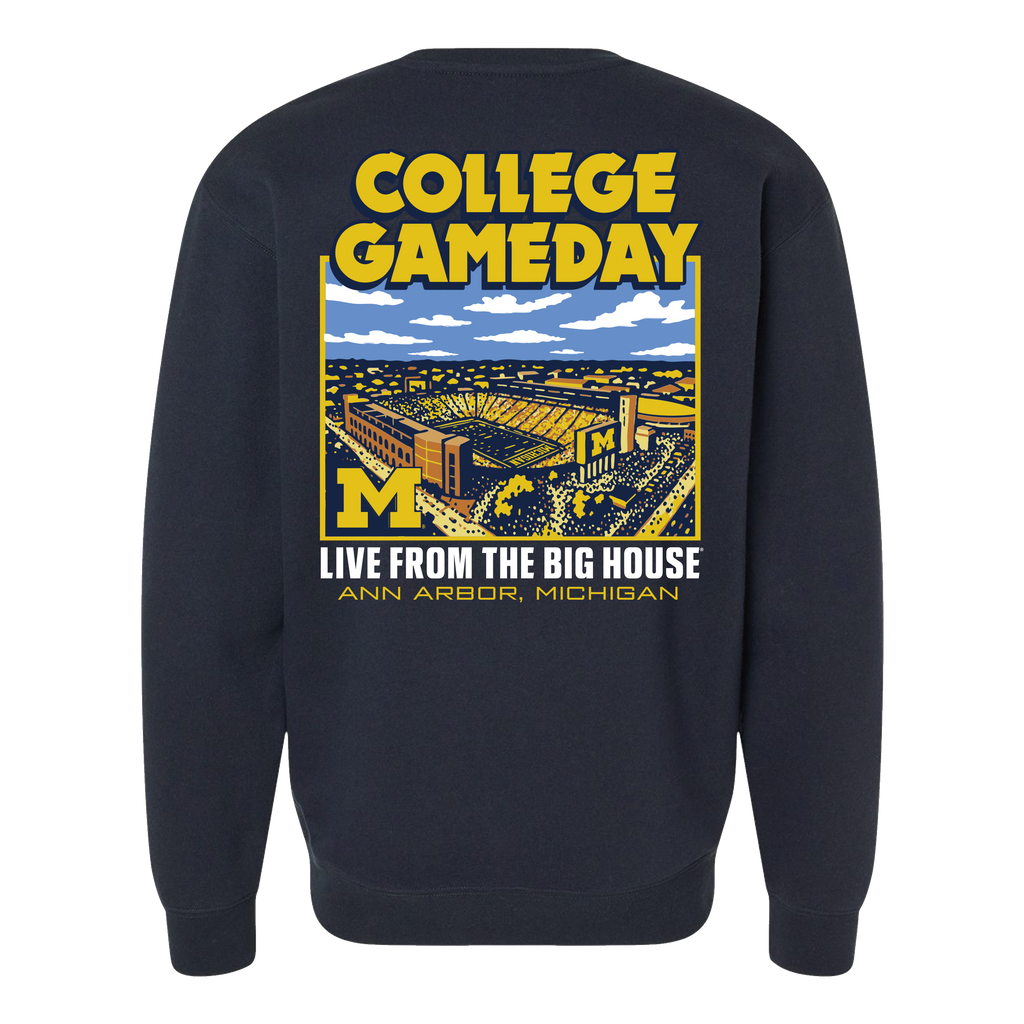 College GameDay Michigan Big House Crewneck